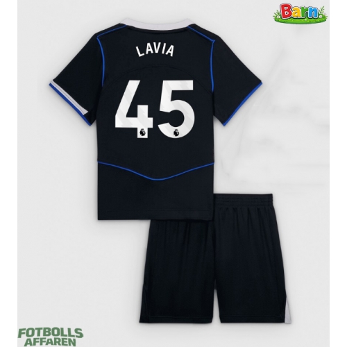 Chelsea Romeo Lavia #45 Tredjeställ Barn 2025-26 Kortärmad (+ Korta byxor)